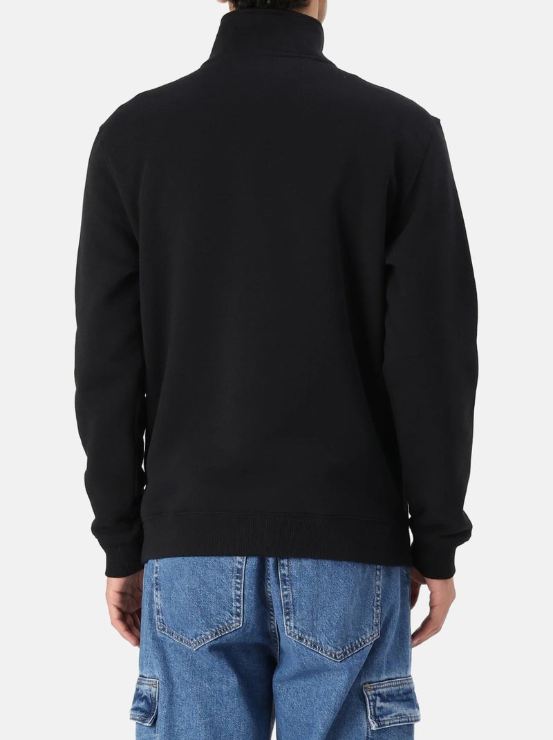 Sweat Tommy jeans col montant Noir - Kiabi