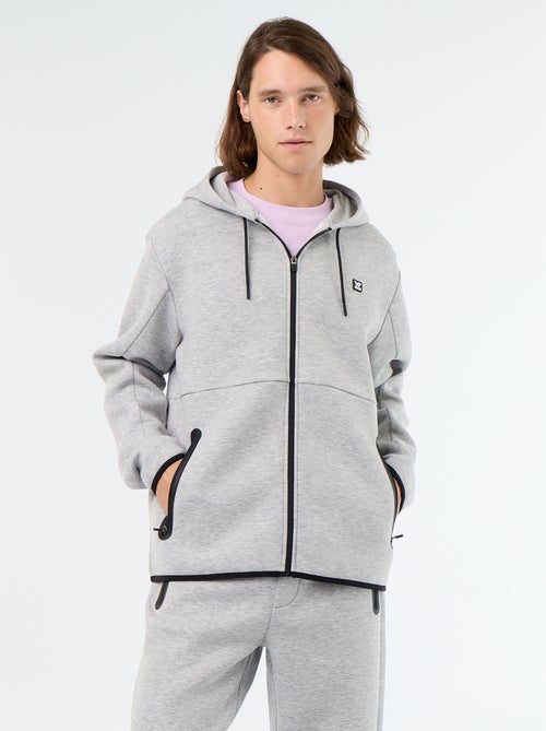 Sweat type néoprène à capuche - Kiabi Sweat type néoprène à capuche - Kiabi