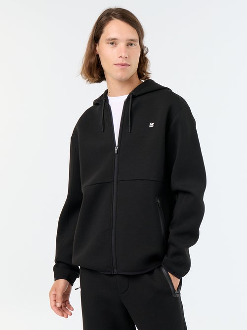 Sweat type néoprène à capuche - Kiabi Sweat type néoprène à capuche - Kiabi
