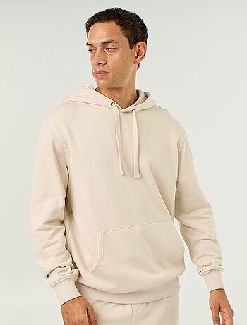 Sweat uni à capuche