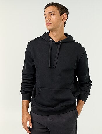 Sweat uni à capuche