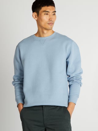 Sweat uni col rond