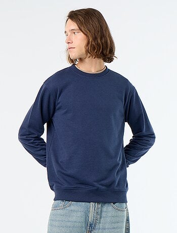 Sweat uni en French Terry