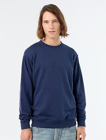 Sweat uni en French Terry