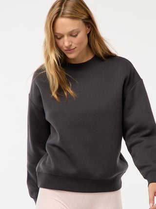 Sweat uni en molleton chaud