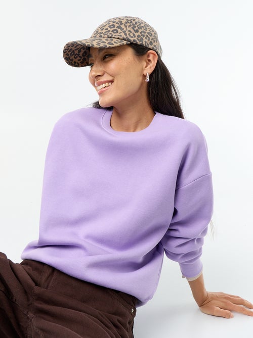 Sweat uni en molleton chaud - Kiabi Sweat uni en molleton chaud - Kiabi