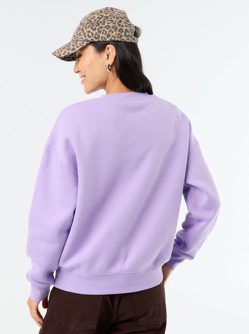 Sweat uni en molleton chaud - Kiabi Sweat uni en molleton chaud - Kiabi
