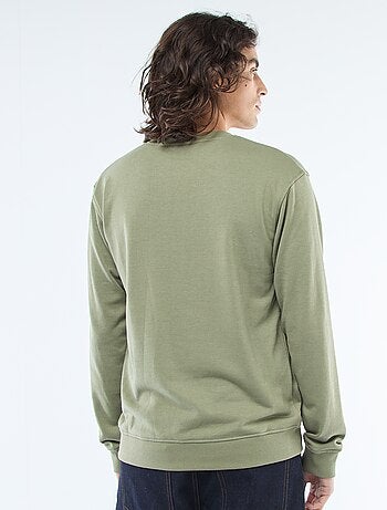 Sweat uni en molleton léger