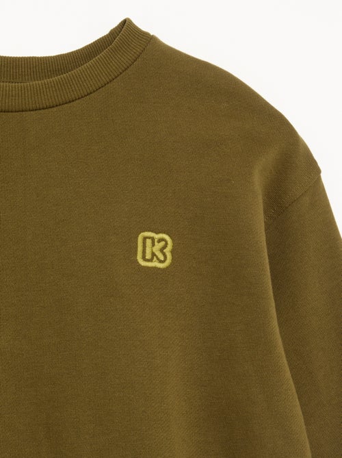 Sweat uni en molleton non gratté enfant - Kiabi - Kiabi Sweat uni en molleton non gratté enfant - Kiabi - Kiabi