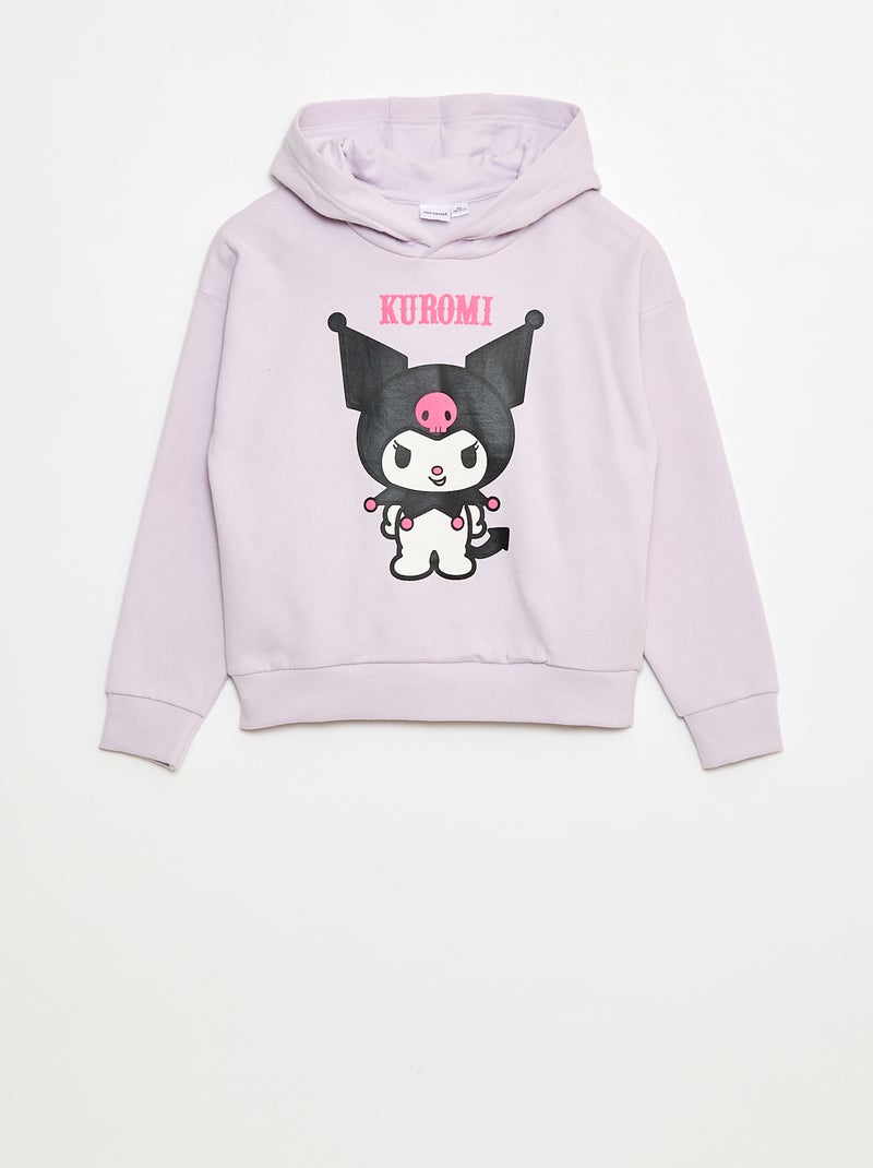Sweat uni 'Hello Kitty' Violet - Kiabi