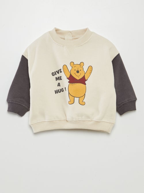 Sweat 'Winnie' 'Disney' en molleton gratté - Kiabi