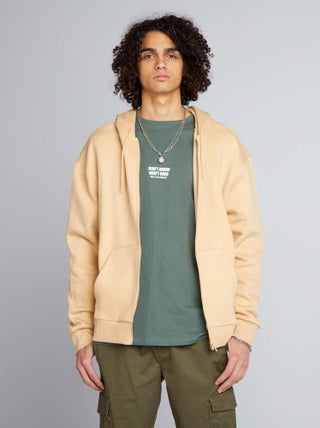 Sweat zippé à capuche