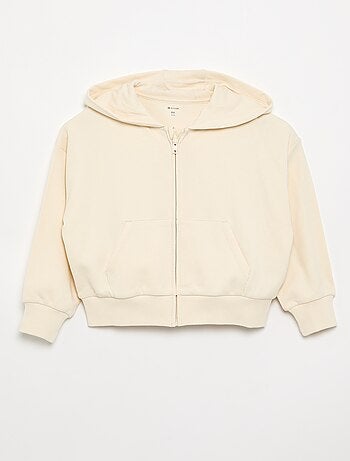 Sweat zippé à capuche