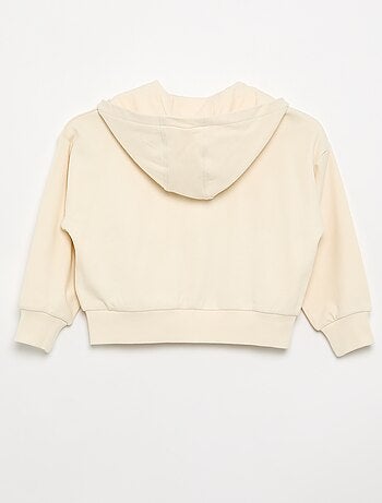 Sweat zippé à capuche