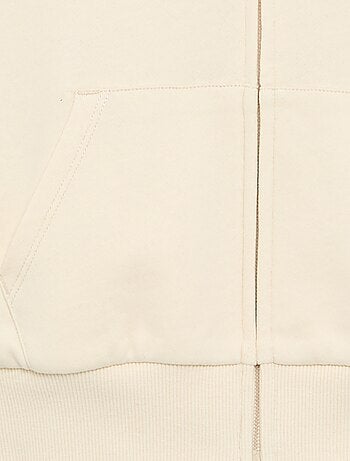 Sweat zippé à capuche