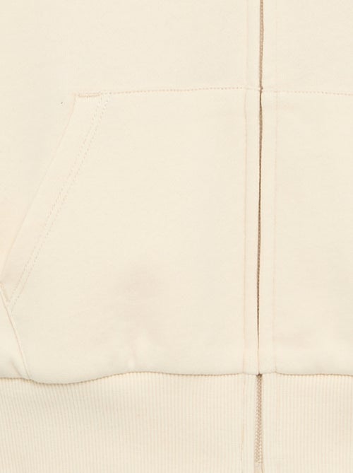 Sweat zippé à capuche - Kiabi