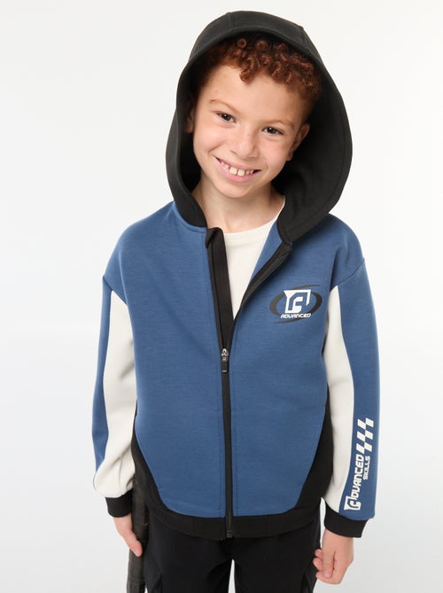 Sweat zippé à capuche - Kiabi