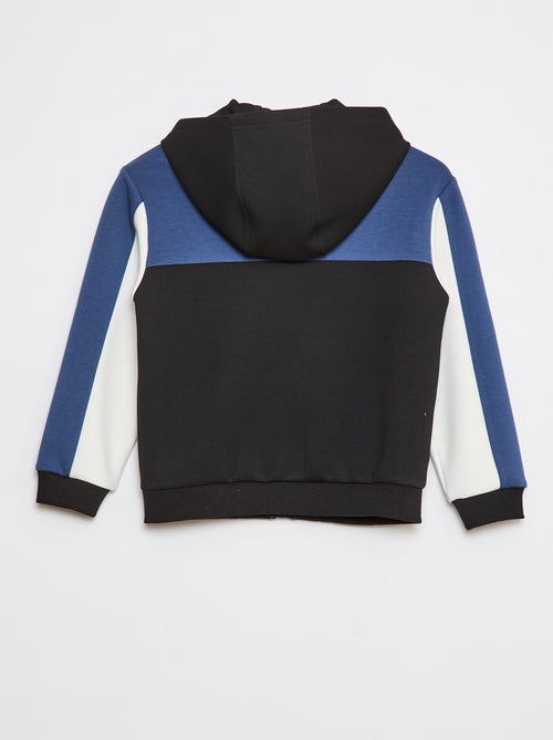 Sweat zippé à capuche - Kiabi
