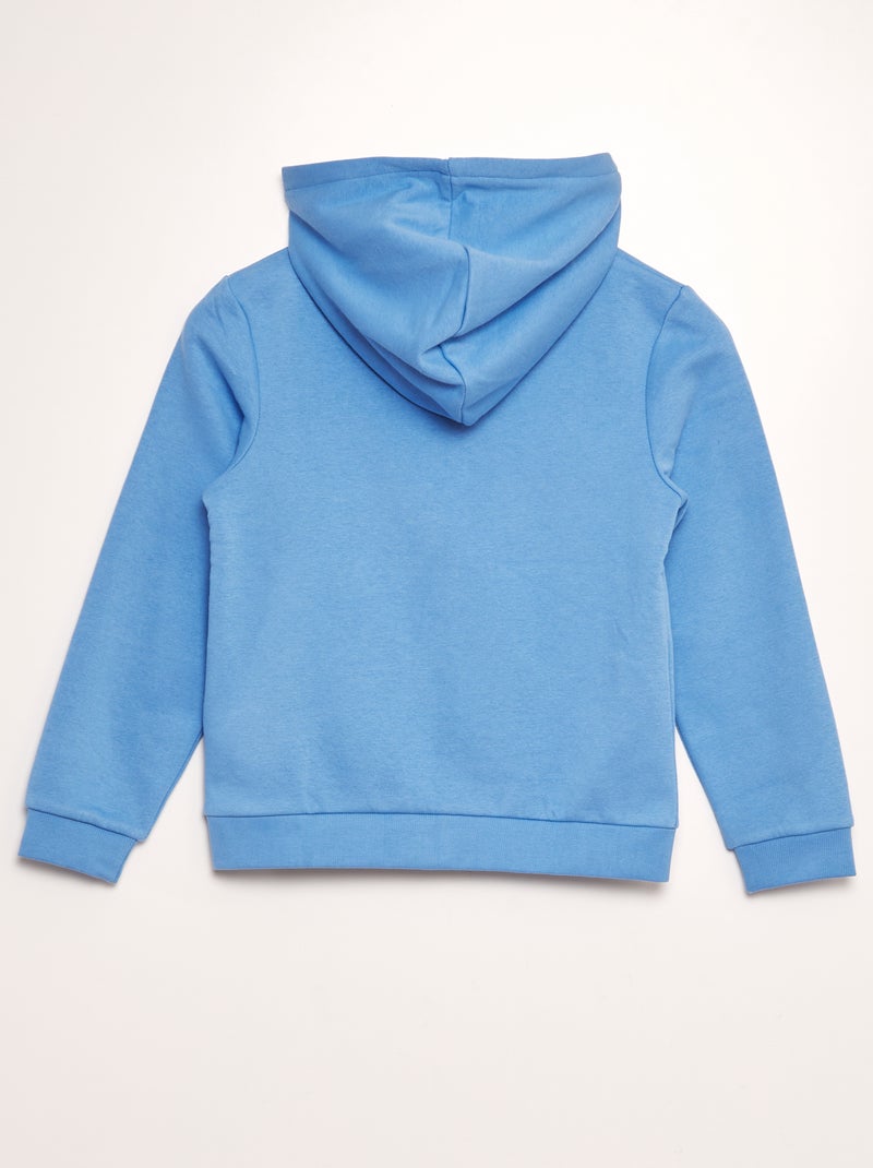Sweat zippé à capuche Bleu - Kiabi