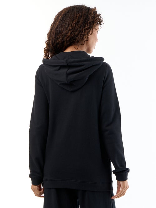 Sweat zippé à capuche d'allaitement - Kiabi