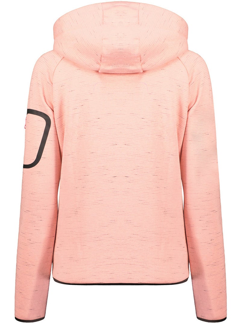 Sweat zippé à capuche fanatic – canadian peak Rose poudré - Kiabi