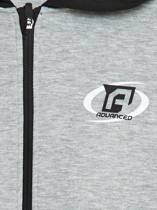 Sweat zippé à capuche - Kiabi