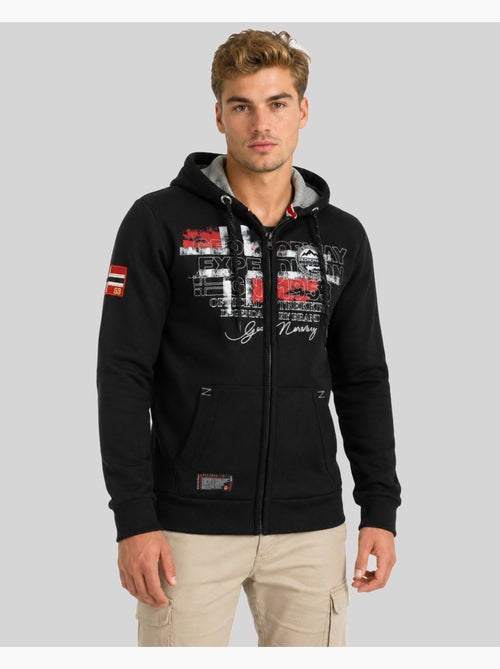 Sweat zippé à capuche gutta – geographical norway - Kiabi Sweat zippé à capuche gutta – geographical norway - Kiabi