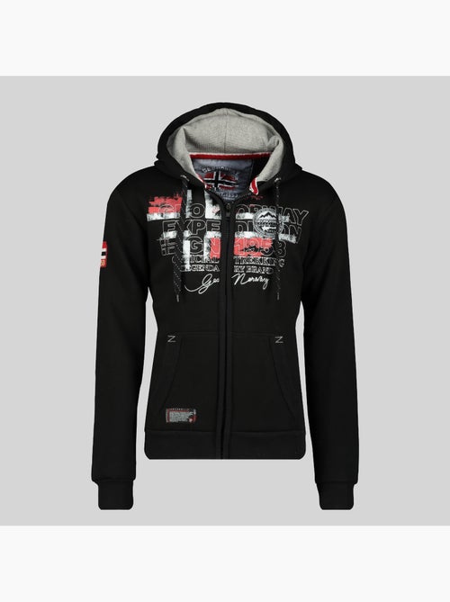 Sweat zippé à capuche gutta – geographical norway - Kiabi Sweat zippé à capuche gutta – geographical norway - Kiabi