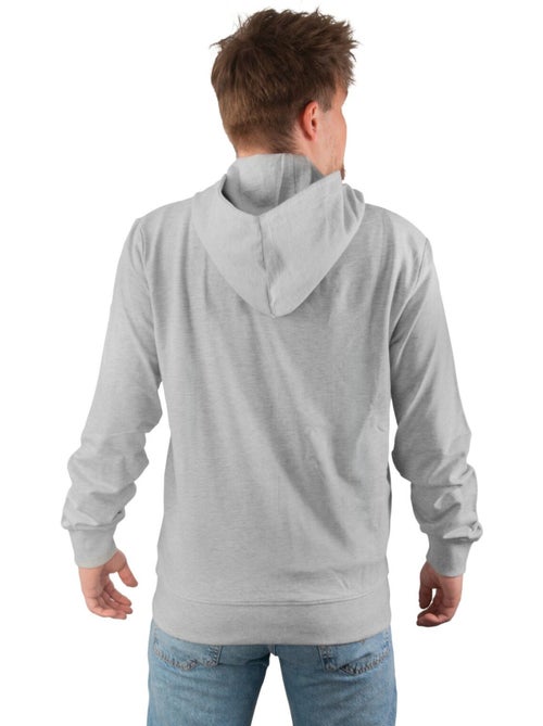 Sweat zippé à capuche homme en french terry imprimé poitrine liam freegun - Kiabi