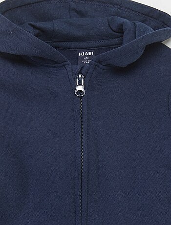 Sweat zippé à capuche
