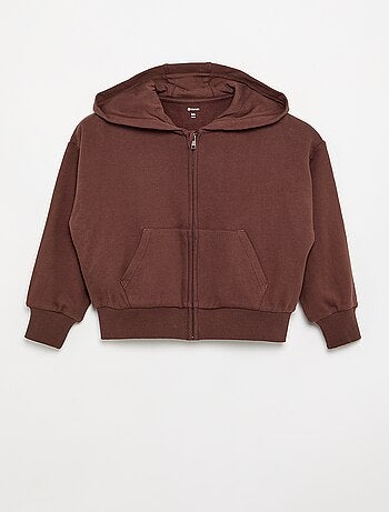 Sweat zippé à capuche