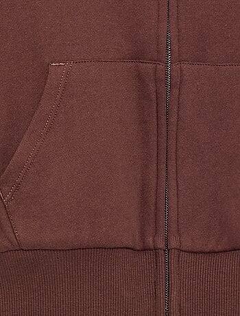 Sweat zippé à capuche