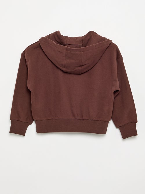 Sweat zippé à capuche - Kiabi