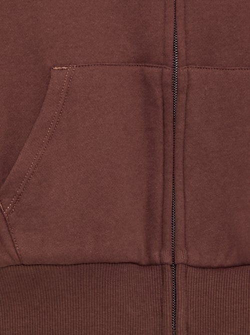 Sweat zippé à capuche - Kiabi