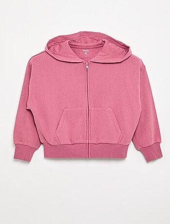 Sweat zippé à capuche