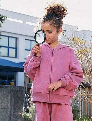 Sweat zippé à capuche