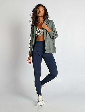 Sweat zippé à capuche