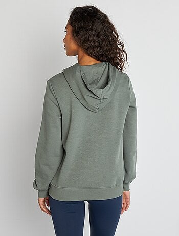 Sweat zippé à capuche