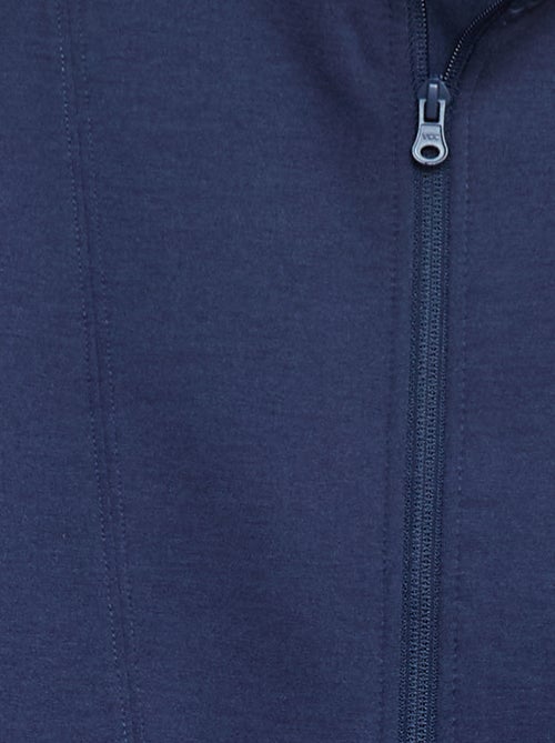 Sweat zippé à col montant - Kiabi