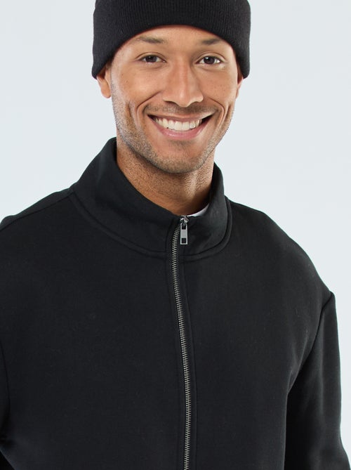 Sweat zippé à col montant - Kiabi