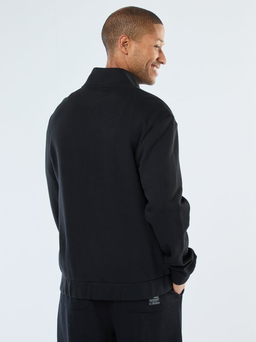 Sweat zippé à col montant - Kiabi