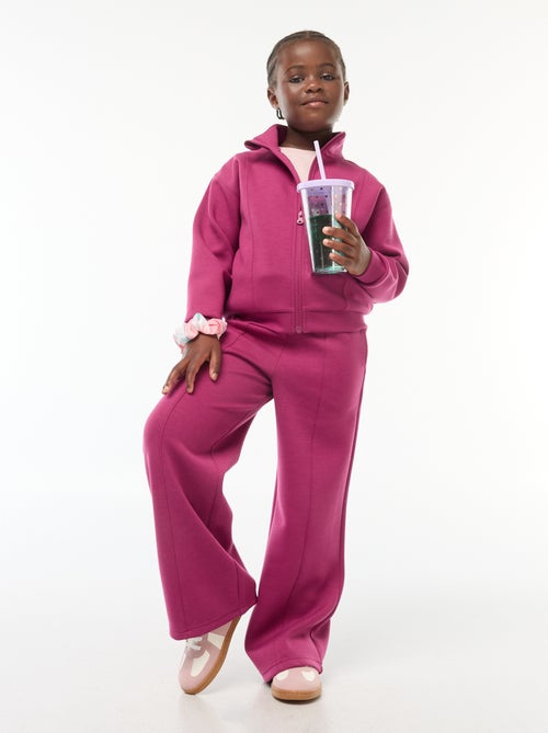 Sweat zippé à col montant - Kiabi