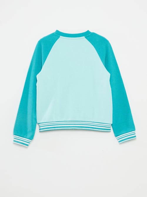 Sweat zippé à col rond - Kiabi