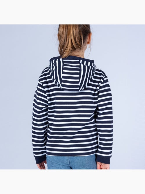 Sweat zippé à rayures pour enfants 'Breizh Océan', Veste garçon ou fille - Kiabi