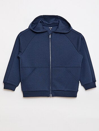 Sweat zippé avec col capuche - collection facile à enfiler