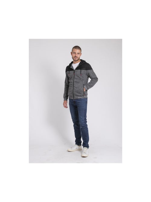 Sweat zippé capuche wildomax - Kiabi Sweat zippé capuche wildomax - Kiabi