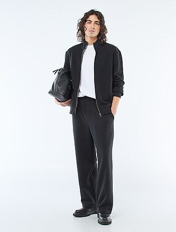 Sweat zippé col montant