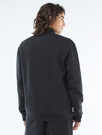 Sweat zippé col montant