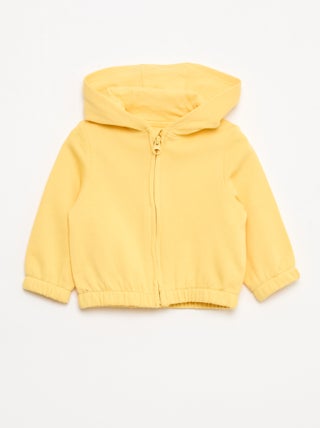 Sweat zippé en french terry