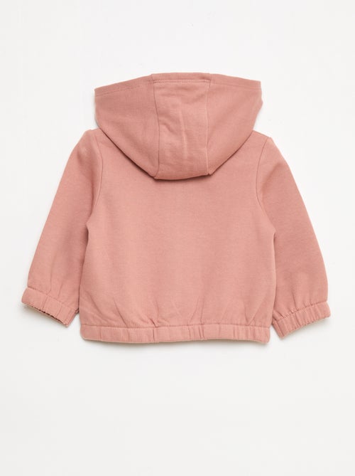 Sweat zippé en french terry - Kiabi